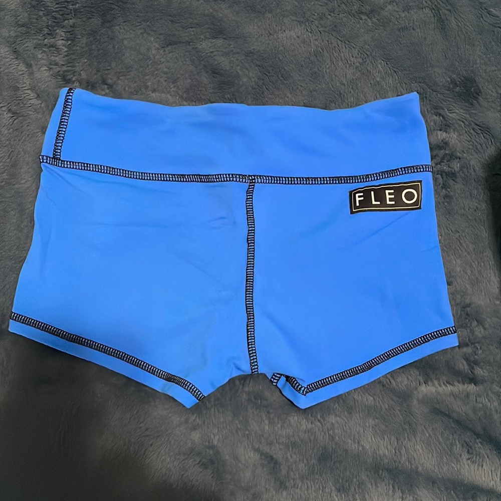 FLEO - Original Blue Shorts with black stitching